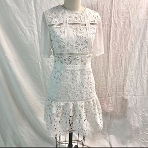 Ann Taylor White Lace Dress